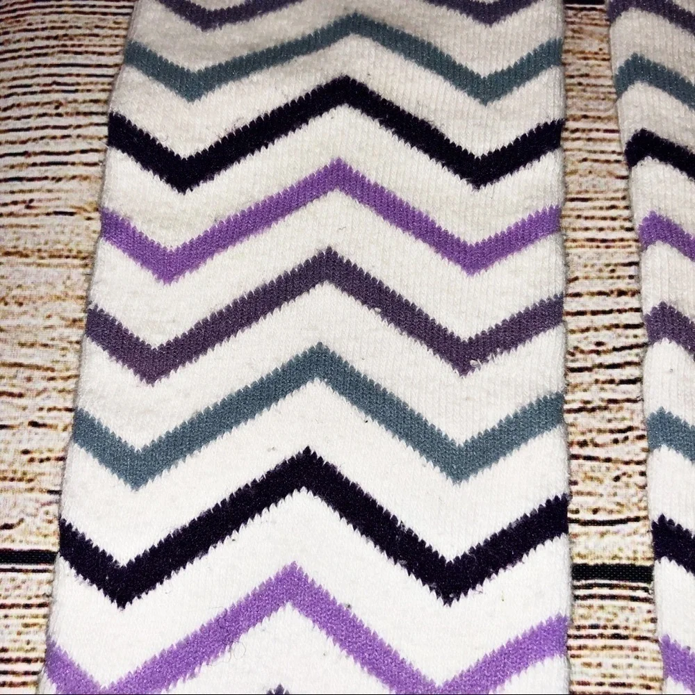 Zig Zag Baby Leg Warmers